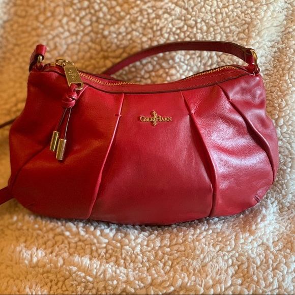 Cole Haan Handbags - Cole Haan Adele red cross bag